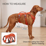 Dog Harness No Pull with Padded Handle Escape Proof Waterproof Vest