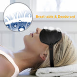 PINK Eye Cover Sleeping Mask 3D Soft Padded Eye Blackout Night Travel Blindfold
