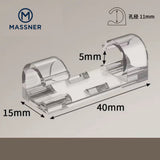 Self-Adhesive Cable Clips Wire Management Holder Tidy Desk Home Office UK