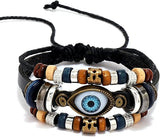 Evil Eye Beaded Bracelet Protection Good Luck Charm Jewellery Valentines Gift UK