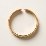 Gold Tone Bracelet Wide Cuff Bangle Bracelet Textured Design Women Bracelet