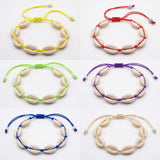 Boho Sea Shell Anklet Adjustable Beach Foot Jewellery Women Girls 6 Colours