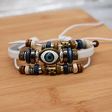 Evil Eye Beaded Bracelet Protection Good Luck Charm Jewellery Valentines Gift UK