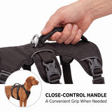 Dog Harness No Pull with Padded Handle Escape Proof Waterproof Vest