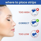Nasal Strips Extra Strength Adhesive Anti-Snoring Nasal Congestion Relief 100Ct