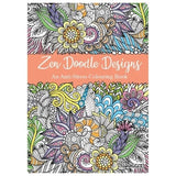Adult Colouring Books A4 , Mindfulness & Zen Multicolour Anti Stress- Set of 2