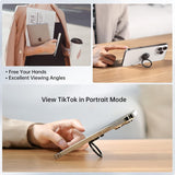 Finger Ring Holder Phone Ring 360° Rotation Grip Stand Mount For Mobile Phones