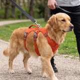 Dog Harness No Pull with Padded Handle Escape Proof Waterproof Vest