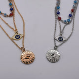 Evil Eye Beaded Bracelet Protection Good Luck Charm Jewellery Valentines Gift UK