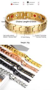 Magnetic Therapy Bracelet for Men Arthritis Joint Pain Relief Valentine’s Gift