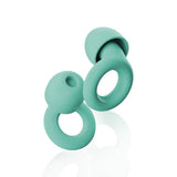 Reusable Silicone Ear Plugs Noise Reduction Sleep SNR Case UK