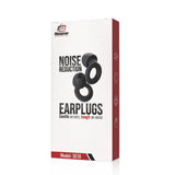 Reusable Silicone Ear Plugs Noise Reduction Sleep SNR Case UK