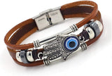 Evil Eye Beaded Bracelet Protection Good Luck Charm Jewellery Valentines Gift UK