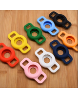 Apple AirTag Silicone Pet Collar Holder Dog Cat Tracker Cover UK Massner Black