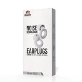 Reusable Silicone Ear Plugs Noise Reduction Sleep SNR Case UK