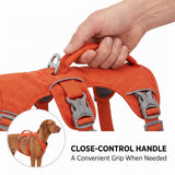 Dog Harness No Pull with Padded Handle Escape Proof Waterproof Vest