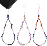 Crystal Beaded Mobile Phone Charm Lanyard & Smiley Wrist Strap for Keys Holder