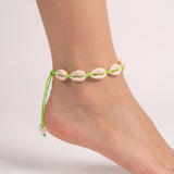 Boho Sea Shell Anklet Adjustable Beach Foot Jewellery Women Girls 6 Colours
