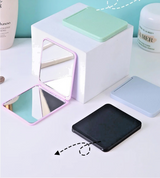 Foldable Travel Shaving Mirror for Cosmetic Bag Makeup Compact for Pocket