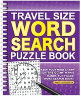 Word Search Puzzle Books Travel Size A5 Spiral Bound  - Set of 2