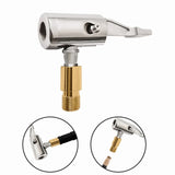 Air Chuck Tyre Inflator Locking Tire Pump Valve Clip Brass Barb Connector