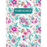 A5 Floral Wordsearch Book Travel Size For Adults & Older Kids Puzzle Books,2Pack