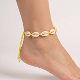Boho Sea Shell Anklet Adjustable Beach Foot Jewellery Women Girls 6 Colours