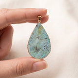 Teardrop Pendant Boho Necklace Charm for Women - No Chain Pendant