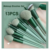 Professional Makeup Brushes Soft Bristles Cosmetic Brush Set with Pouch 13 Pcs