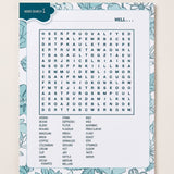 A5 Floral Wordsearch Book Travel Size For Adults & Older Kids Puzzle Books,2Pack