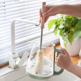 Bottle Brush Long Handle Glass Cleaner Scrubber Handheld Washing Brush