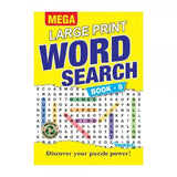 Quiz Puzzle Large Print Word Search Book Wordsearch Puzzle Books A4 - Set of 2