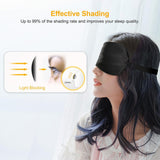 PINK Eye Cover Sleeping Mask 3D Soft Padded Eye Blackout Night Travel Blindfold