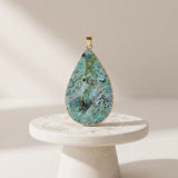Teardrop Pendant Boho Necklace Charm for Women - No Chain Pendant