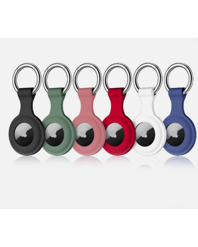AirTag Silicone Case Cover Tracker Key Ring Keychain Holder UK | Massner