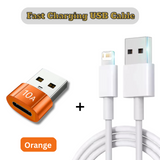 Fast Charging USB-C to USB-A Cable iPhone 16 15 14 13 Pro Max Apple Adapter 1m