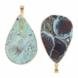Teardrop Pendant Boho Necklace Charm for Women - No Chain Pendant