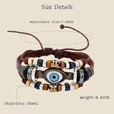 Evil Eye Beaded Bracelet Protection Good Luck Charm Jewellery Valentines Gift UK