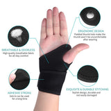Carpal Tunnel Wrist Splint Hand Support Brace for Arthritis & Sprain Pain Relief
