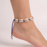 Boho Sea Shell Anklet Adjustable Beach Foot Jewellery Women Girls 6 Colours