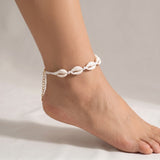 Foot Anklet Bracelet Anklets Adjustable Sea Shell Boho Beach Rope Handmade