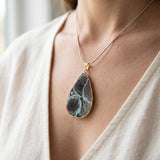 Teardrop Pendant Boho Necklace Charm for Women - No Chain Pendant