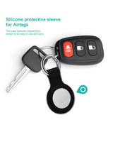 AirTag Silicone Case Cover Tracker Key Ring Keychain Holder UK | Massner