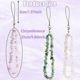 Crystal Beaded Mobile Phone Charm Lanyard & Smiley Wrist Strap for Keys Holder