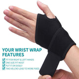 Carpal Tunnel Wrist Splint Hand Support Brace for Arthritis & Sprain Pain Relief