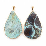 Teardrop Pendant Boho Necklace Charm for Women - No Chain Pendant