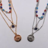 Evil Eye Beaded Bracelet Protection Good Luck Charm Jewellery Valentines Gift UK