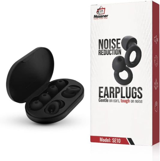Noise Reduction Ear Plugs for Sleep & Focus - Surprise Black Colour