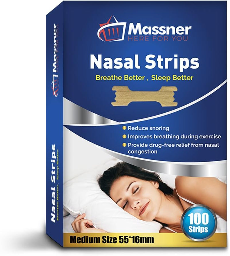Nasal Strips for Sleeping, Medium 100 Pack