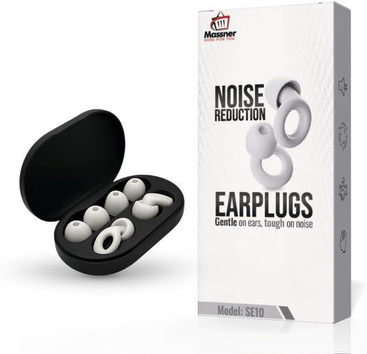 Noise Reduction Ear Plugs for Sleep & Focus - Surprise White Colour